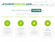 Tablet Screenshot of mobielinternet.com